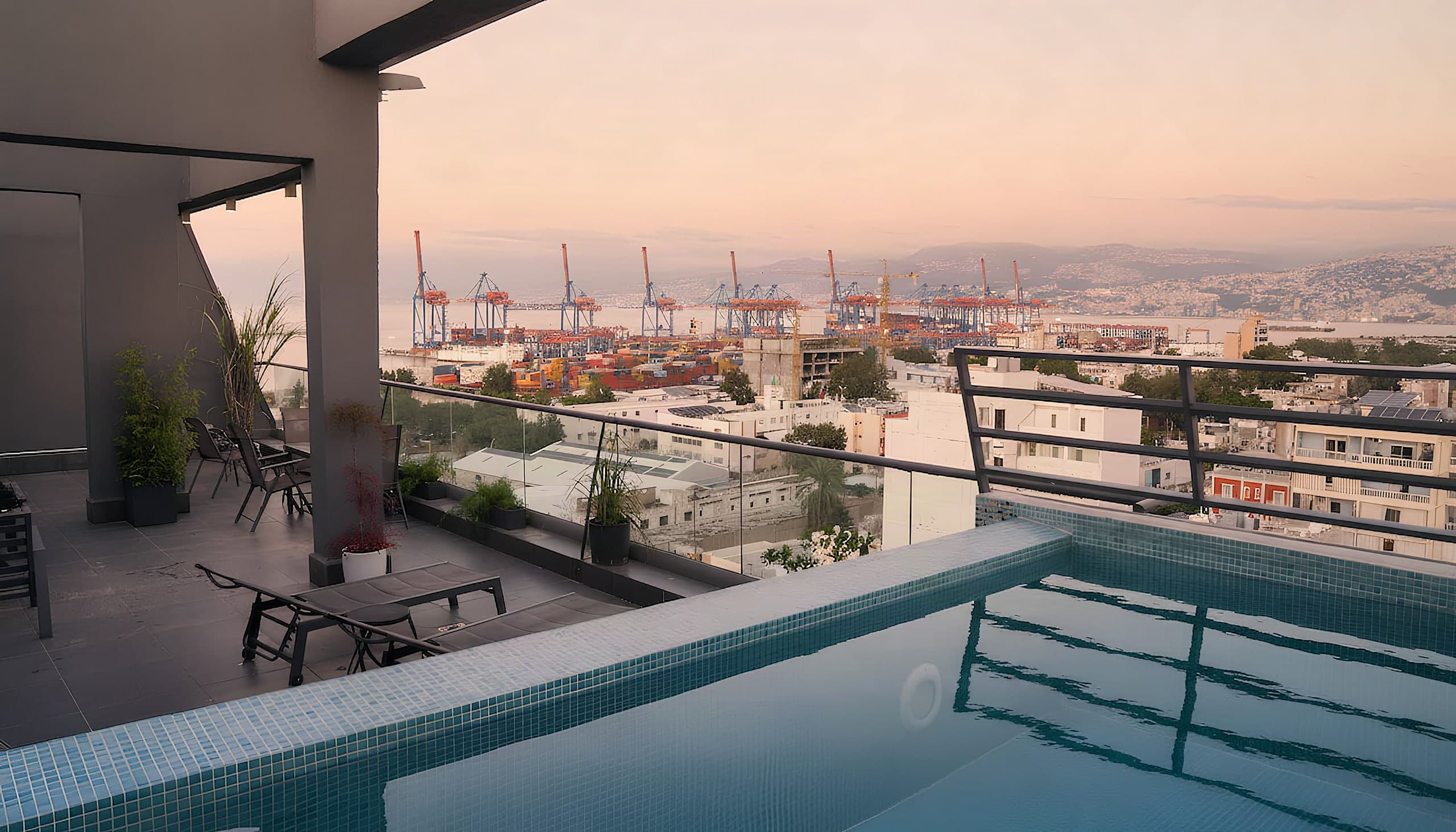 Serviced Two-Bedroom · Balcony